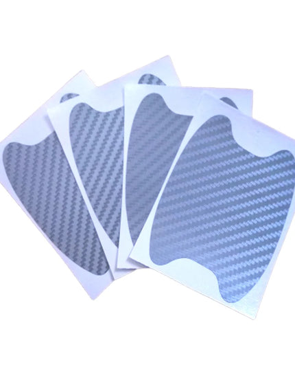 Car Stickers Anti Scratch Car Door Handle Carbon Fiber Protector  Automobiles Handle Protection Film Styling Exterior Accessorie