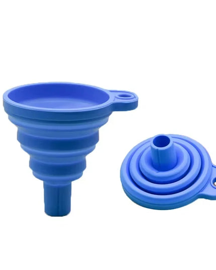 Engine Funnel Car Universal Silicone Liquid Funnel Washer Fluid Change Foldable Portable Auto Engine Oil Petrol Change Funnel
