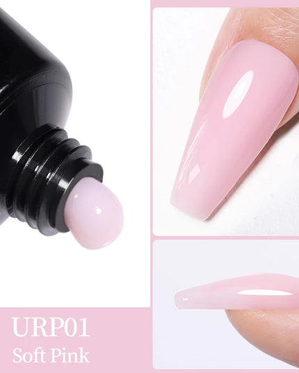UR SUGAR 15ml Nail Extension Gel Soak Off UV LED Acrylic Crystal White Clear Nude Gel Nail Polish UV Construction Gel