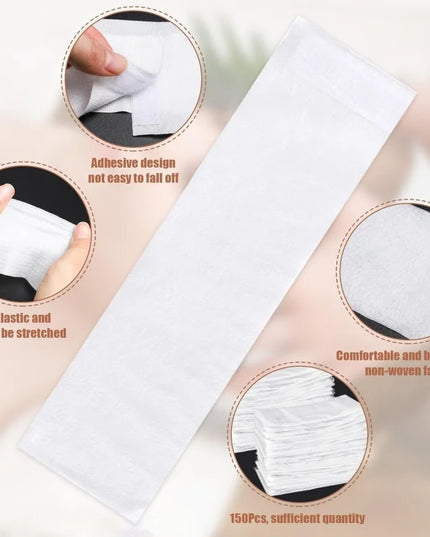 100pcs Disposable Headbands for Facials Spa Stretch Non-Woven Soft Skin Care Hair Bands Women Salons Face Washing Beauty Tools