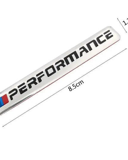 4Pcs Car Decal Logo Badge Auto Parts Sticker Not Easy To Fall Waterproof Power Performance Car Sticker