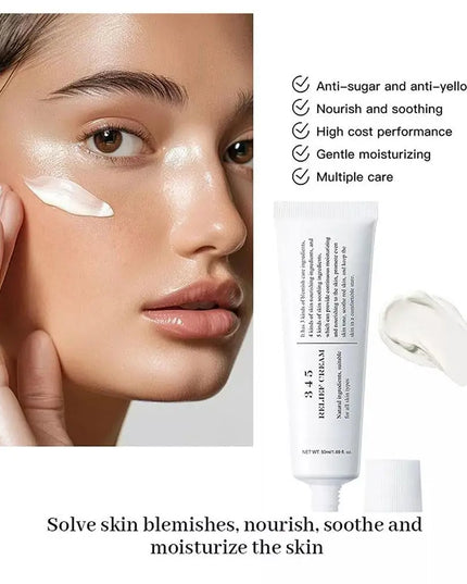 345 Face Cream 50ml Antioxidant Formula Oil Control Anti Acne Deep Moisturizing For Oily Sensitive Skin Barrier Repair Soothing