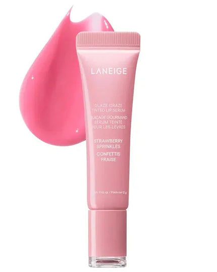 Glaze Craze Tinted Polypeptide Lip Serum Balm Original Lip Glaze Moisturizing Care Lipstick Colorful Lips Gloss Makeup Beauty