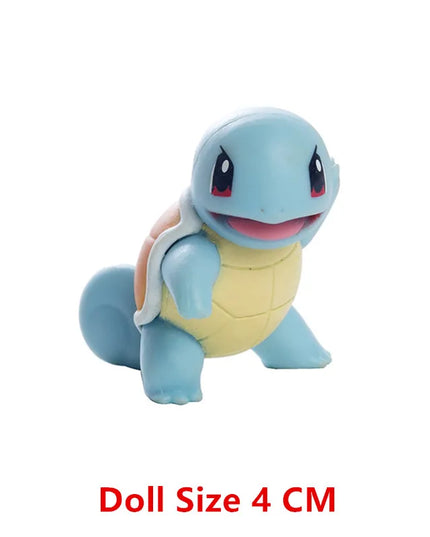 Pokemon 4-13Cm New Cartoons Movie Anime Figure Pikachu Mewtwo Charmander Blastoise Gurado Pet Action Model Toy Gifts