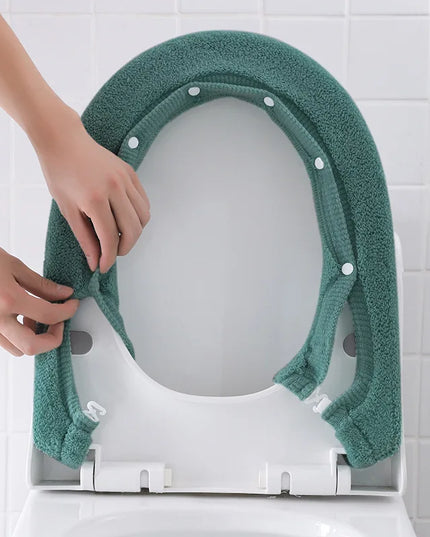 Thickened Toilet Cover Extra Thick Toilet Pad Large Universal Toilet Pad Button Toilet Pad #3369