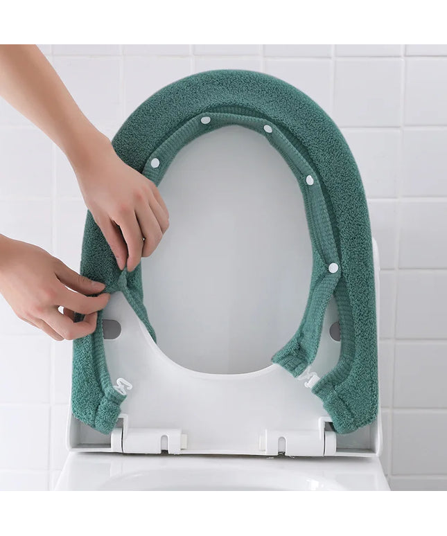 Thickened Toilet Cover Extra Thick Toilet Pad Large Universal Toilet Pad Button Toilet Pad #3369