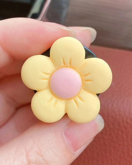 6/3/1PC Set Flower Car Outlet Vent Clip Small Daisy Air Conditioning Clip Car Interior Decoration Aromatherapy Perfume Clip Gift