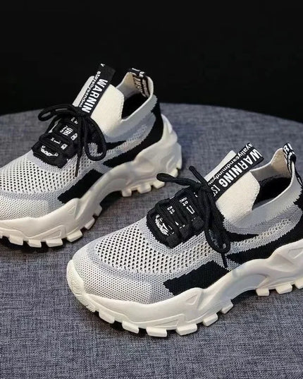 2025 Spring New Ultra-light Running Shoes Sports Women's Shoes Mesh Non-slip Breathable Soft-soled Lightweight Casual Shoes