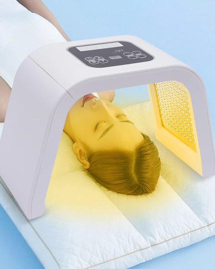 7 Color LED Light Therapy for Face, 7 in 1 Beauty Equipment for Skin Care at Home LED Mask Professional for SPA, AC100V-240V