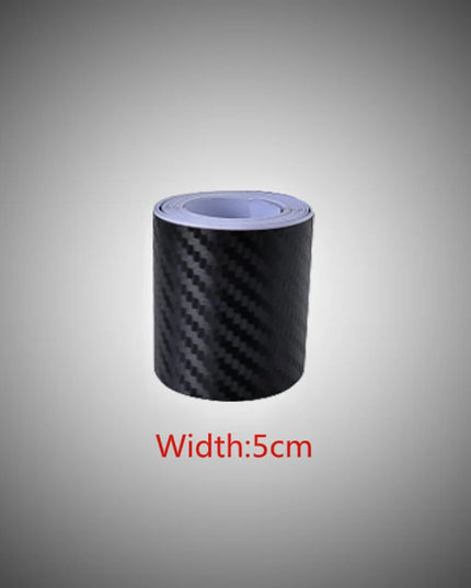 Nano Carbon Fiber Car Stickers DIY Paste Protector Strip Auto Door Sill Side Mirror Anti Scratch Tape Waterproof Protection Film