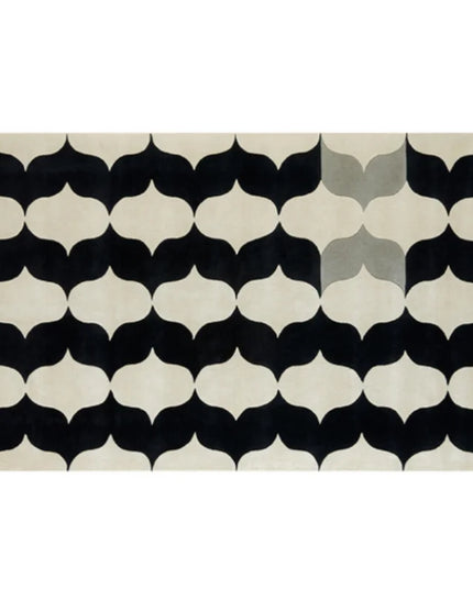 French Retro Bedroom Decor Stripe Carpet Minimalist Carpets for Living Room Home Art Plush Floor Mat Large Area Thickened Rug