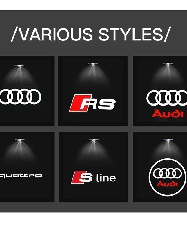 Car Door Welcome Light Led HD Projector Lamp For Audi A3 A4 B8 8P 8V A6 C7 A5 Q5 B7 B6 B9 SLINE QUTTRO RS Q3 Q7 S3 S4 S5 S6 S8