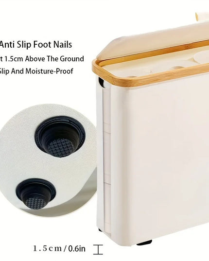 Bohemian Toilet Paper Holder - Modern Bathroom Organizer Container, Hand Towel Organizer, Laundry Basket