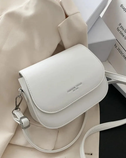 Saddle bag women's crossbody bag bag girl, summer simple fashion trend, foreign shoulder bag women