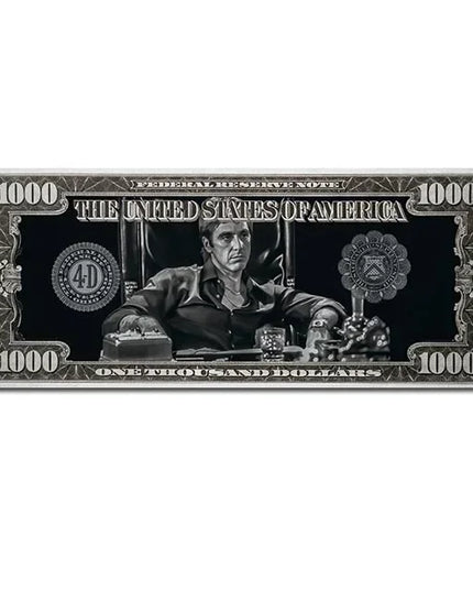 Classic Movie, Scarface Tony Montana Dollar Wall Art, HD Canvas Print Poster, Home, Living Room, Room Decor Painting