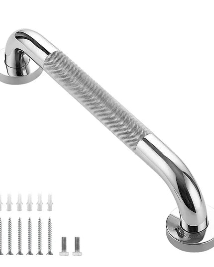Bathroom Tub Toilet Handrail Grab Bar Stainless Steel 300/400/500Mm Anti Slip Shower Safety Support Handle Towel Rack