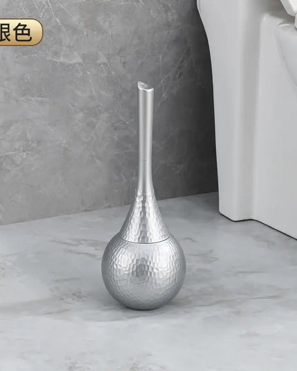 Luxury Gold Toilet Brush Set Replaceable Nylon Soft Bristle Brush Long Handle For WC Bathroom Accessories Cleaning Tools