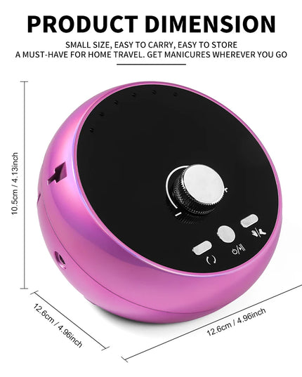 Professional Manicure Drill Machine 45000RPM Electric Nail Drill Machine White Pink Purple Nail Sander Gel Cuticle Remove