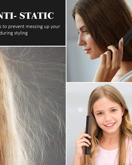 5 Pieces Barber Hairdressing Anti-static and heat-resistant hairdressing Tool comb Portable Styling for Men Wo men Accessories