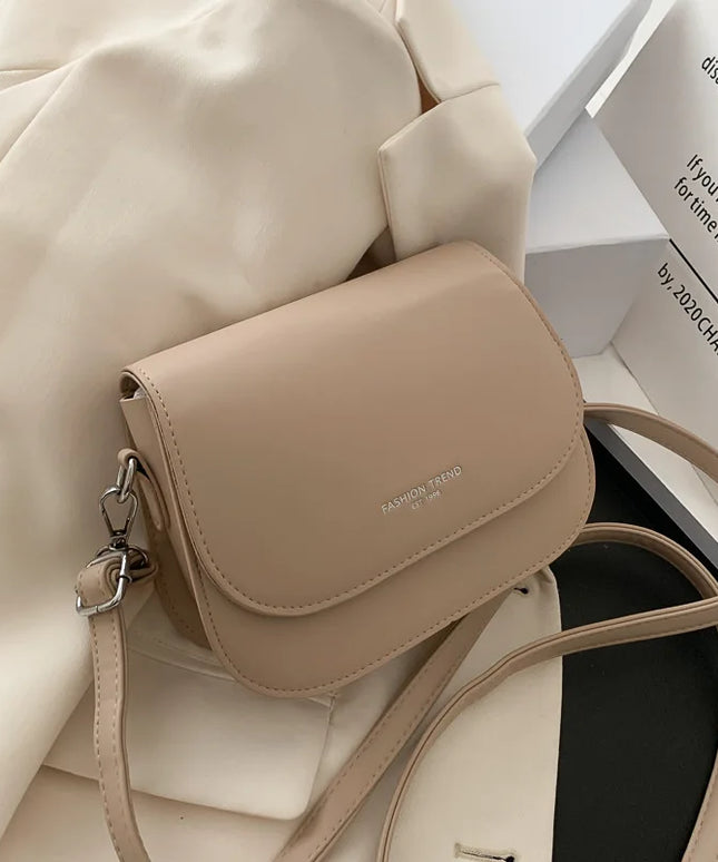 Saddle bag women's crossbody bag bag girl, summer simple fashion trend, foreign shoulder bag women