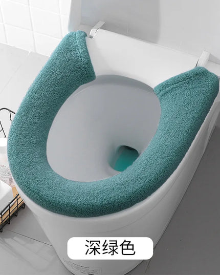 Thickened Toilet Cover Extra Thick Toilet Pad Large Universal Toilet Pad Button Toilet Pad #3369