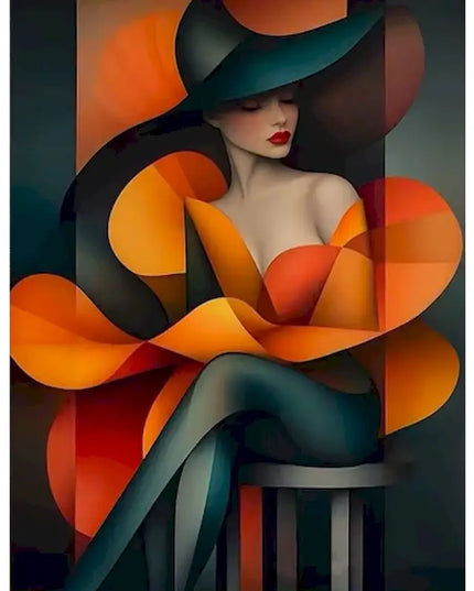 GATYZTORY Paintings By Numbers Kits Abstract Acrylic Paint By Numbers For Adults Figure On Canvas Wall Unique Gift Home Decorati