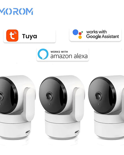 Tuya 1080P Wifi Camera Indoor 360 PTZ Pet Baby Monitor IR Night Vision Ai Detect P2P Surveillance IP Cameras with Google Alexa