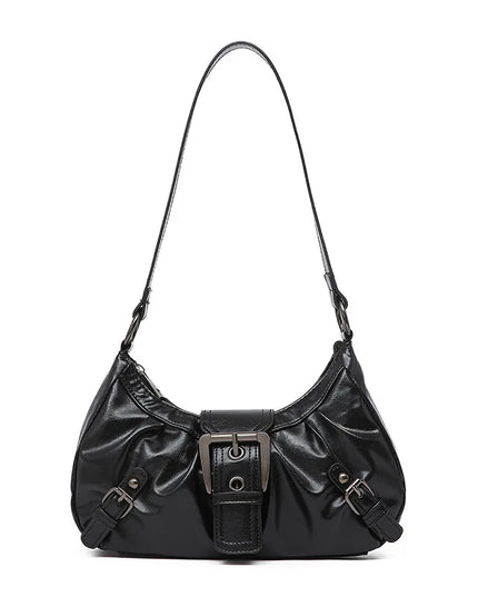 Y2K Retro Pleated Hobo Shoulder Bag for Women Hot Selling Maillard Style Underarm Bag Clutch Handbags for Travel Work Shopping