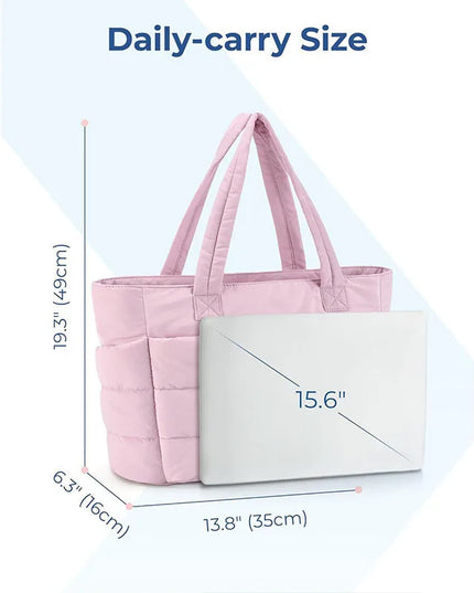 New Large Capacity Tote Bag Versatile Handbag for Women Commuting Bag Messenger Shoulder Bag Multiple Pockets Mummy Bag