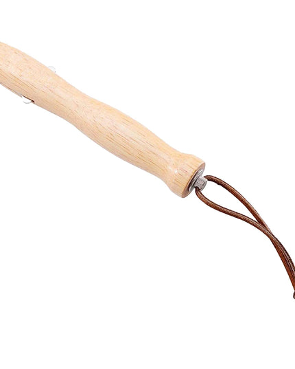 80Cm Barbecue Skewers Stainless Steel Wooden Handle Long Campfire Telescopic Extendable BBQ Fork Barbecue Accessories