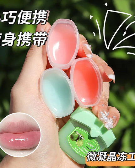 Vaseline Fruit Series Lip Balm Set Lips Avocado Honey Peach Cream Lip Mask Natural Nourishing Plant Lip Balm Lips Care