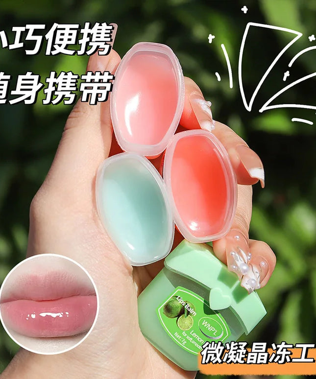Vaseline Fruit Series Lip Balm Set Lips Avocado Honey Peach Cream Lip Mask Natural Nourishing Plant Lip Balm Lips Care