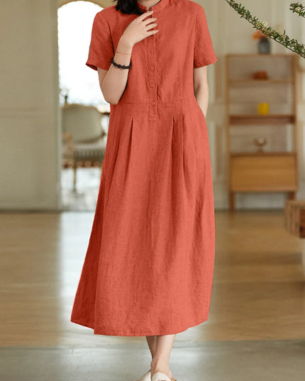 Women's Elegant Solid Cotton Robe Femme 2022 Spring Autumn Bohemian Maxi Dress ZANZEA Casual Long Sleeve Shirt Dresses Oversized