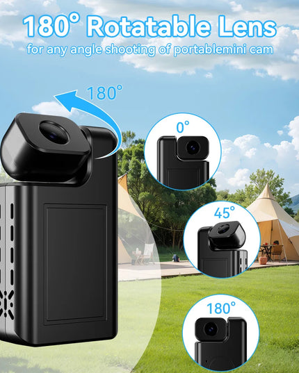Q6 Mini Bluetooth WiFi Camera 1080P Wide Angle Night Vision Home Security Surveillance IP CCTV Indoor Outdoor Pet Baby Monitor