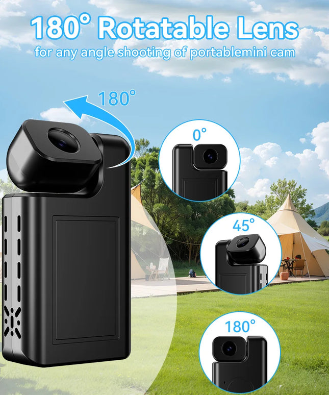 Q6 Mini Bluetooth WiFi Camera 1080P Wide Angle Night Vision Home Security Surveillance IP CCTV Indoor Outdoor Pet Baby Monitor
