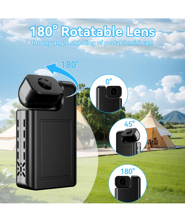 Q6 Mini Bluetooth WiFi Camera 1080P Wide Angle Night Vision Home Security Surveillance IP CCTV Indoor Outdoor Pet Baby Monitor