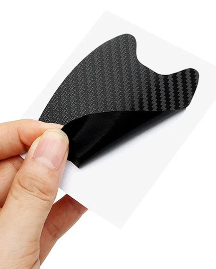 Car Stickers Anti Scratch Car Door Handle Carbon Fiber Protector  Automobiles Handle Protection Film Styling Exterior Accessorie