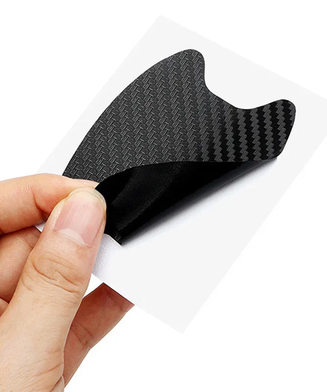 Car Stickers Anti Scratch Car Door Handle Carbon Fiber Protector  Automobiles Handle Protection Film Styling Exterior Accessorie