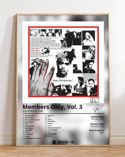 Xxxtentacions Poster Canvas Painting Wall Art Picture Living Room Home Bedrooom Decor