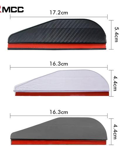 2PCS Carbon Fiber Sun Visor Shade Cover Car Rearview Mirror Rain Eyebrow Protector Clear Vision for Rain Car Mirror Accessories