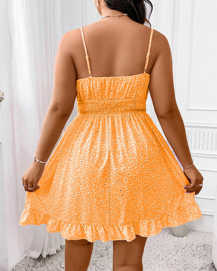 Ladies plus Size Printed Maxi Dress Casual Half length Skirt Versatile No-ironing Required Elegant Outerwear