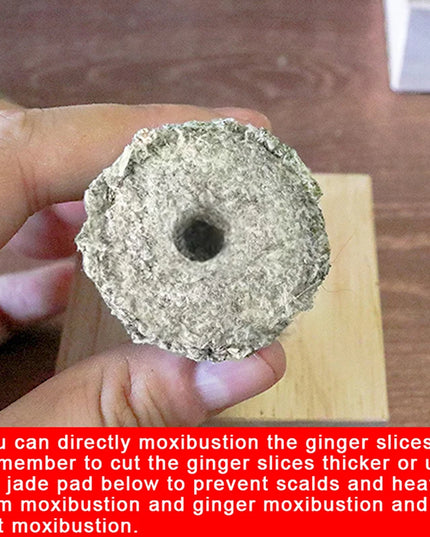 DIY Moxibustion Tower Wooden Mould Pure Wormwood Moxa Traditional Chinese Medicine Therapy Body Massager Warm Uterus Health