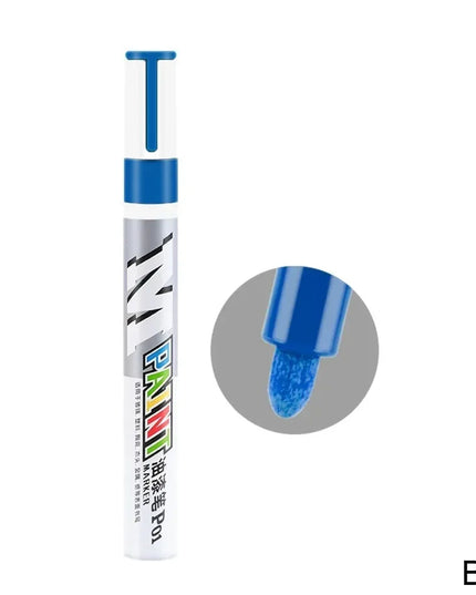 Car paint scratches repair brush pen waterproof water paint marker pen car tire tread care automotive  black white red silver