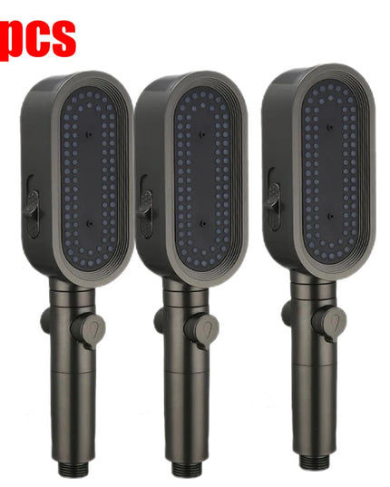 3 Modes Powerful Shower Head Anti-clogging and Easy To Clean Anti Anti-limescale Shower Head Handheld Flexible Bath  Shower Head
