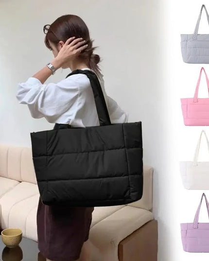 New Large Capacity Tote Bag Versatile Handbag for Women Commuting Bag Messenger Shoulder Bag Multiple Pockets Mummy Bag