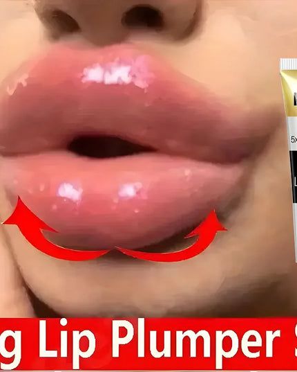 Moroccan Argan Oil Lip Plumping Essence - Moisturizing and Nourishing Lip Balm, Suitable for All Skin Types, Natural Makeup