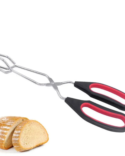 BBQ Tools Barbecue Scissor Tongs Grilled Food Tong Long Handle Scissor BBQ Bread Roast Clip Kitchen Baking Tongs BBQ Accessories