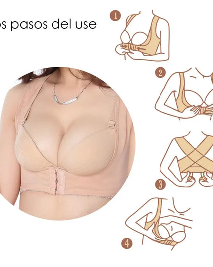 1PC Adjustable Women Back Chest Support Belt Back Posture Corrector Orthotics Posture Correction Brace Rectify Corset Bone Care