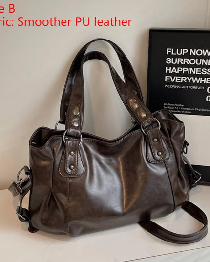 Soft Interior Compartment Shoulder Bags 2025 High Quality Contrasting Colors Bags for Women Fashion Zipper Pu Women's Handbags