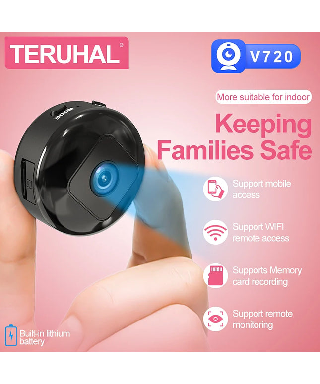 Mini Camera Wireless Video Recorder Security Protection Camera Smart Home Monitoring Camera Two-Way Voice For Infants And Pets